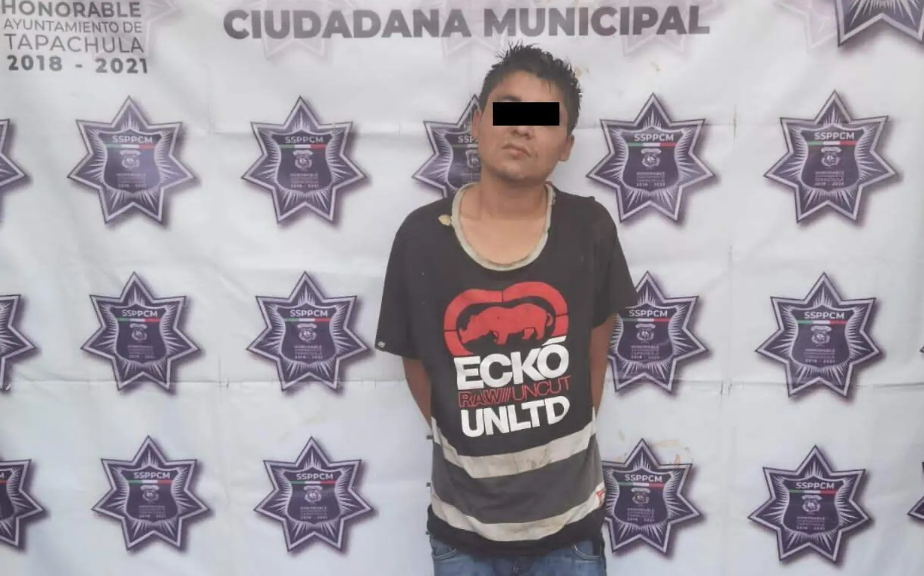 Aseguran a agresor en San Cristóbal